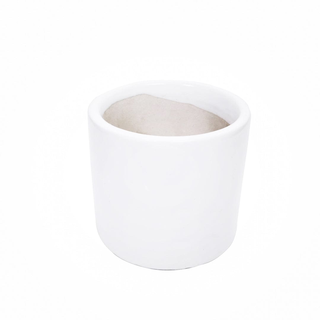Pipe Shaped Ceramic Pot - 4 inch