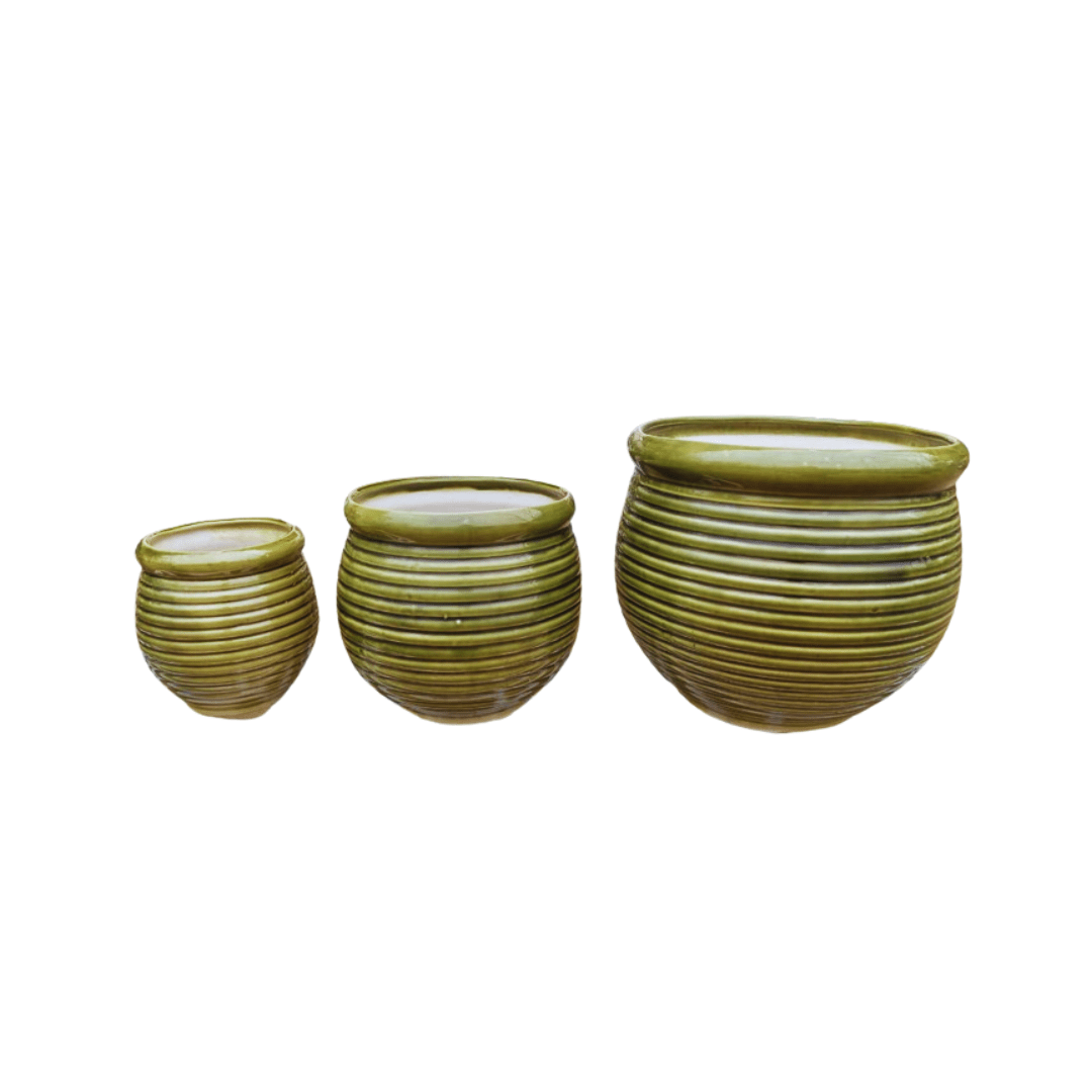 Double Glaze Ceramic Pot