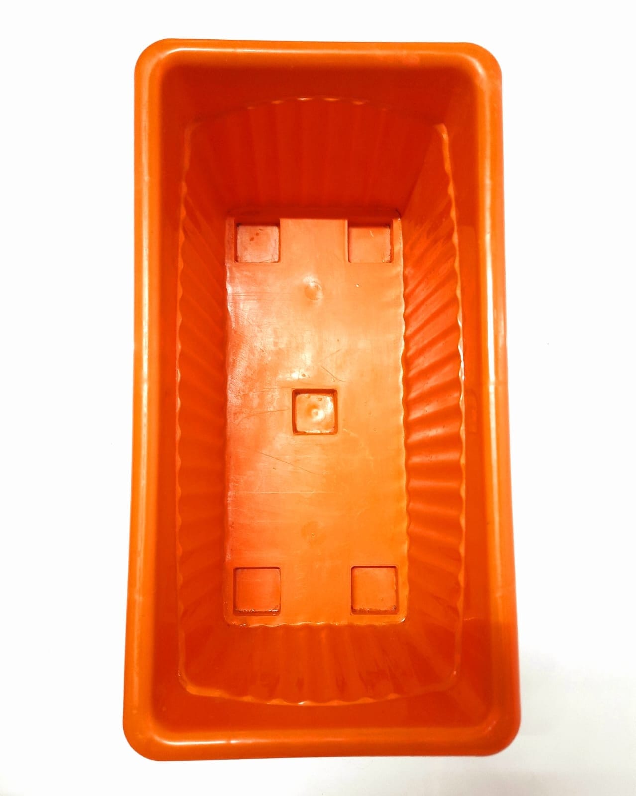 Rectangle Plastic Pot - Multicolor