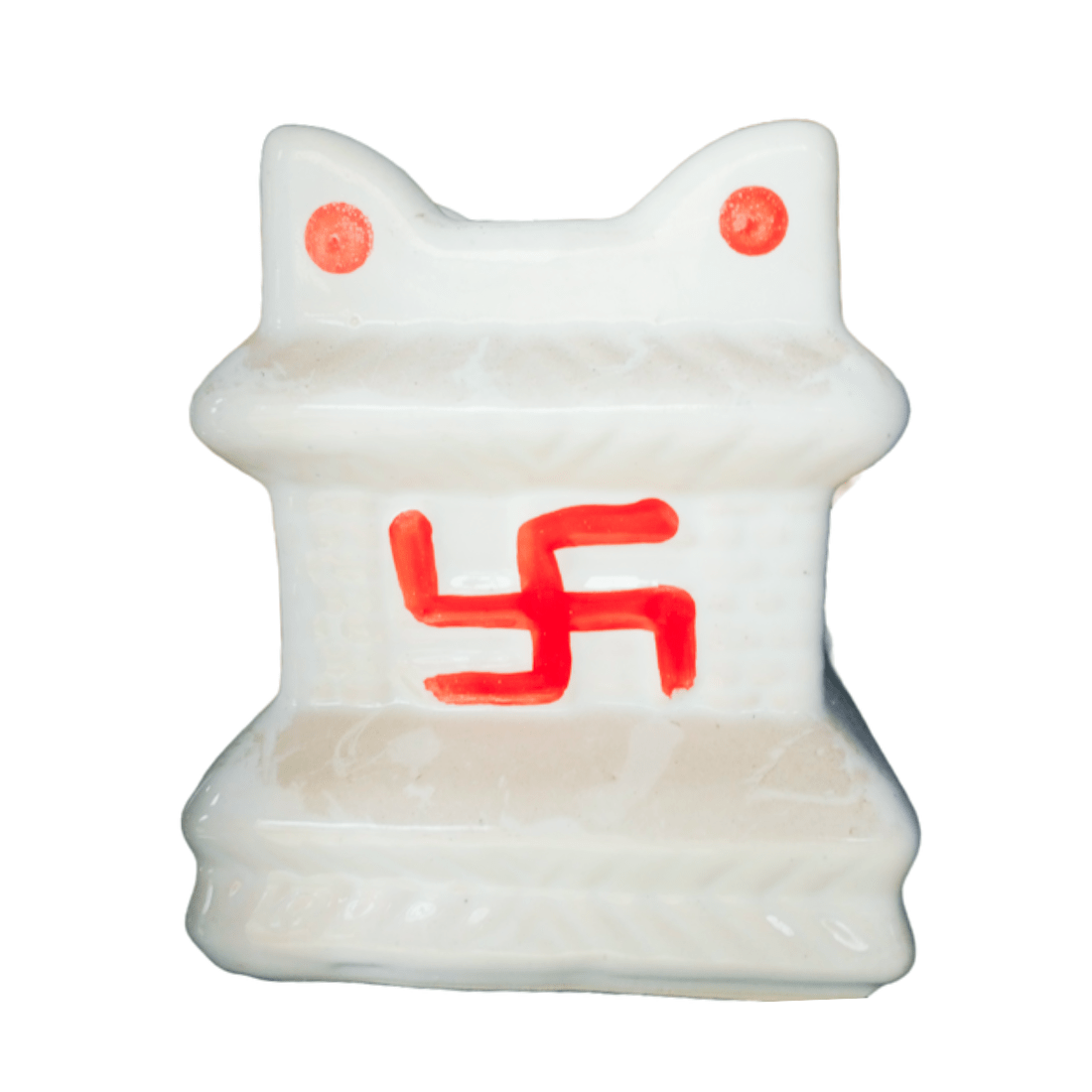 Swastik Planter - Tulsi Ceramic Pot 5 Inch