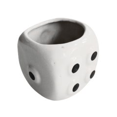 Ludo Shaped - Ceramic Pot 8 Inch