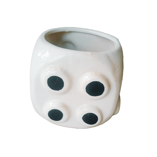 Ludo Shaped - Ceramic Pot 4 Inch