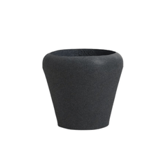 Max Round Polymer Planter Grey / 18 Inch