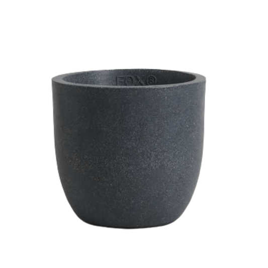 P Cup Round - Polymer Planter Grey / 12 Inch