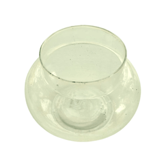 Matki Glass Pot / Round Glass Vase 2 Inch
