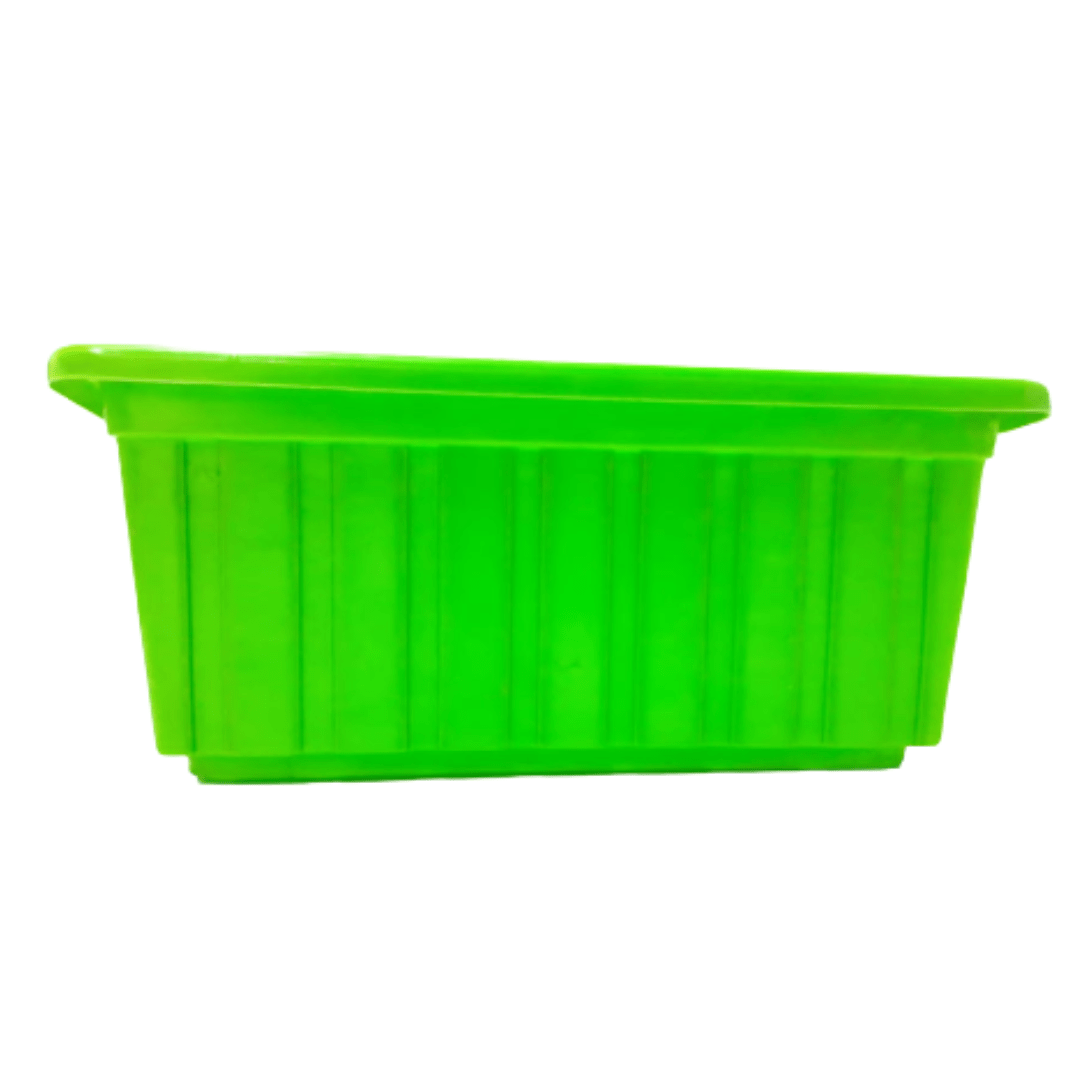 Rectangle Plastic Pot - Multicolor 14 Inch / Green
