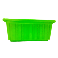 Rectangle Plastic Pot - Multicolor 14 Inch / Green