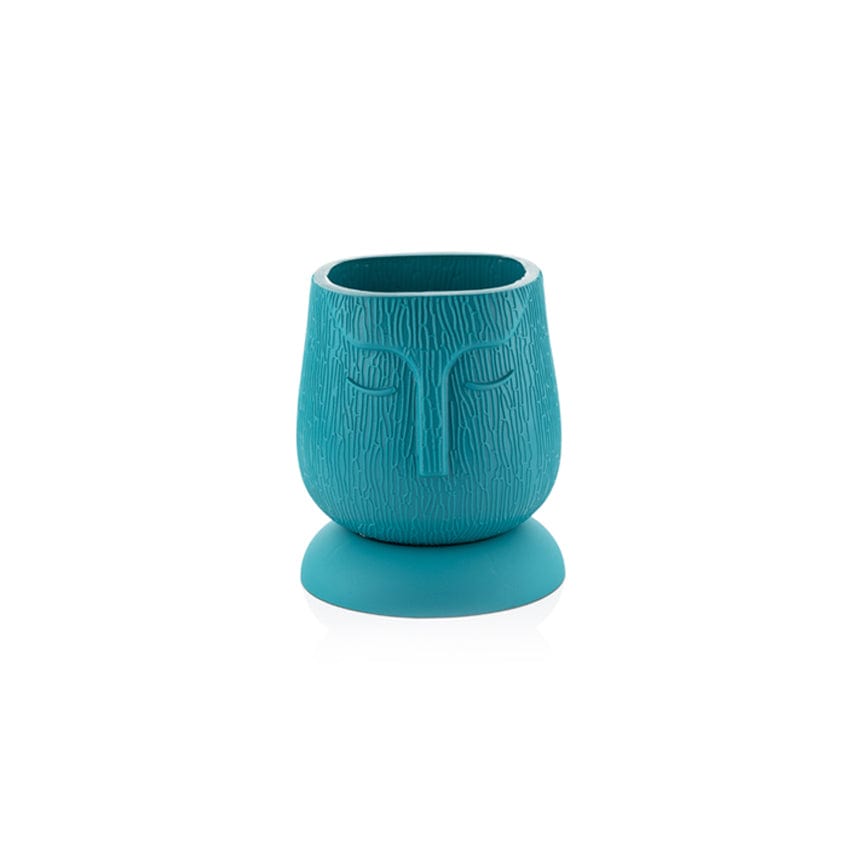 FACE KRAFT - With Smart Bottom Tray Self Watering Pot - 6 Inch Sea Green