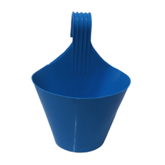 Single Hook Five Plastic Pot Combo Set (Multicolor)