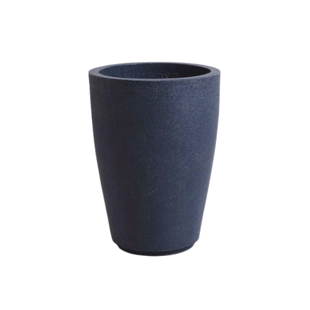 VNR Round Tall - Polymer Planter Grey / 18 inch
