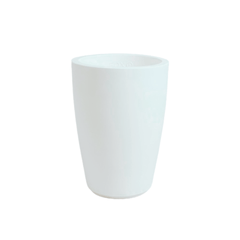 VNR Round Tall - Polymer Planter White / 18 inch