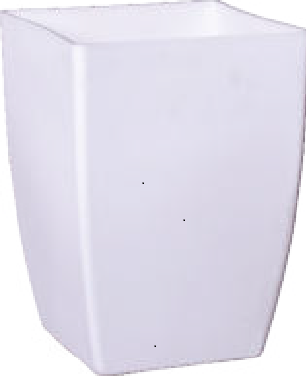 VALZEE POT – Tall Square Plastic Planter