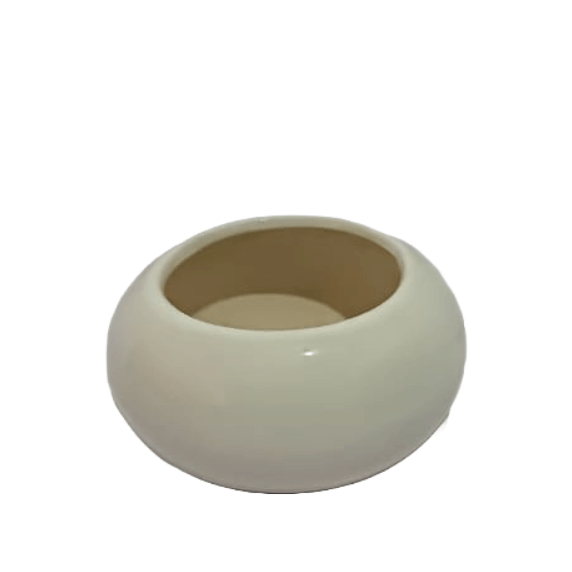 buy now white bowl shaped ceramic pot online, ceramic pot on sale, new premium ceramic pot on sale