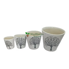 premium bucket shaped pot, bucket shaped ceramic pot, ceramic planters online