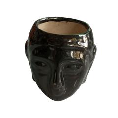 Aesthetic charm in a Buddha-themed Ceramic Pot, Elevate decor with the serenity of Buddha