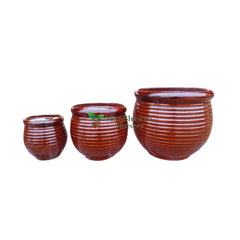Double Glaze Ceramic Pot