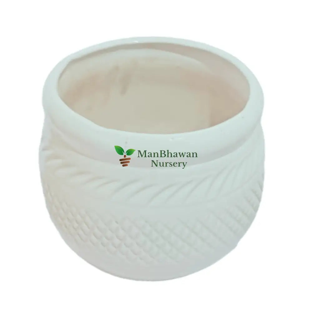 Innovative Genda Pot with Precision Cut Patterns, Sculptural Cutwork on Genda Ceramic Pot, Elegant Genda Pottery with Intricate Cutout Design, Genda Ceramic Plant Pot Highlighting Cutting Technique