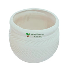 Innovative Genda Pot with Precision Cut Patterns, Sculptural Cutwork on Genda Ceramic Pot, Elegant Genda Pottery with Intricate Cutout Design, Genda Ceramic Plant Pot Highlighting Cutting Technique