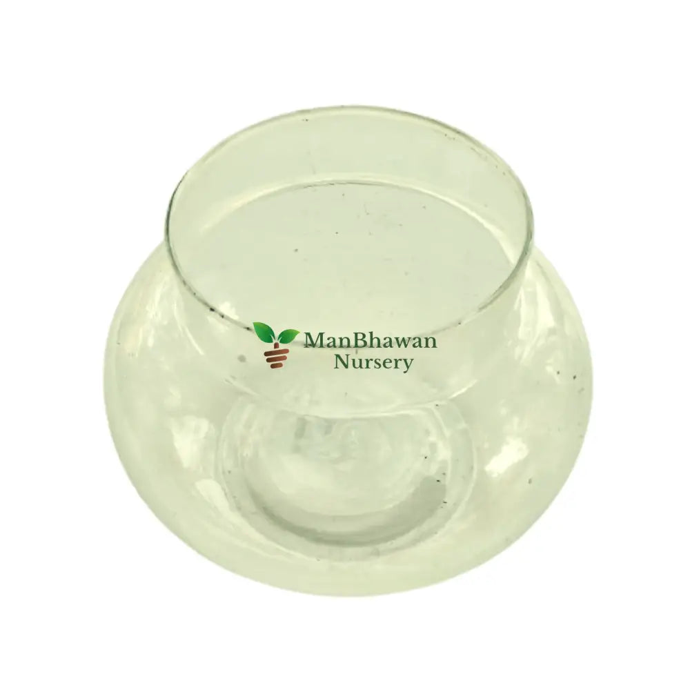 Matki Glass Pot / Round Glass Vase 2 Inch