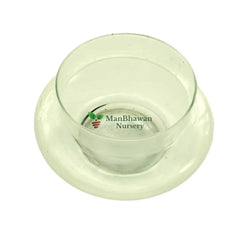 Matki Glass Pot / Round Glass Vase 3 Inch