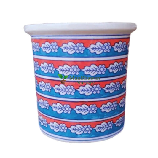 Mughal Style Painting - Ceramic Pot 4 Inch