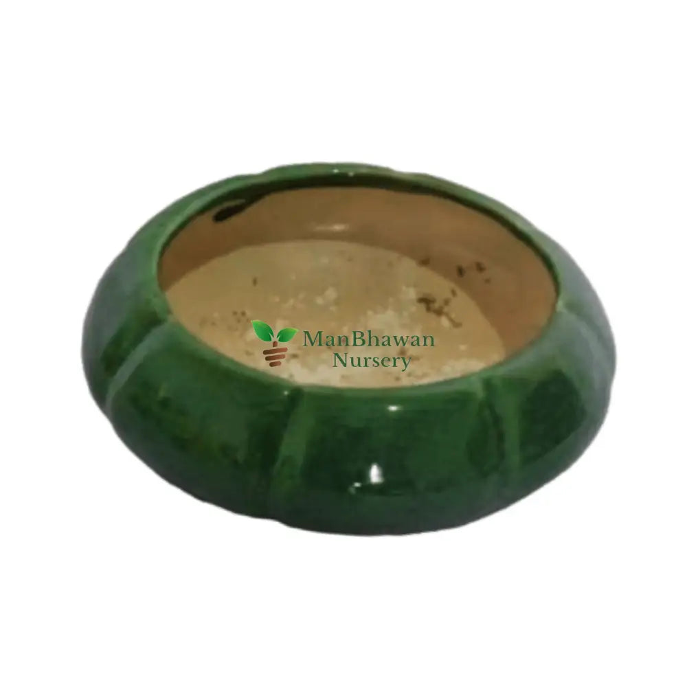 Pehal Bowl Colour Pot 6 Inch / Green