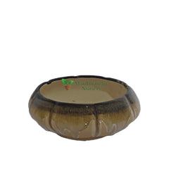 Pehal Bowl Pot - Flow Design Ceramic Pot