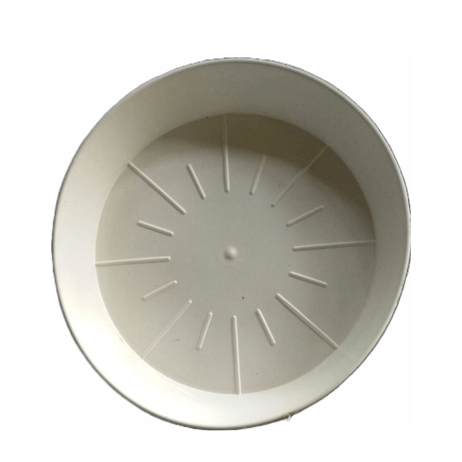 Plastic Planter Plate 4 Inch / White