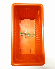 Rectangle Plastic Pot - Multicolor