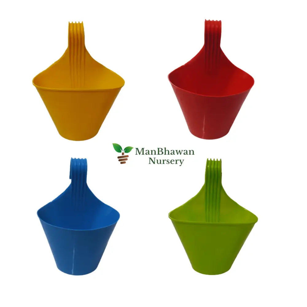 Single Hook Plastic Pot