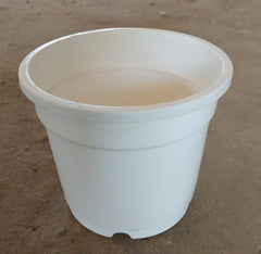 Plastic Nursery Planter - White