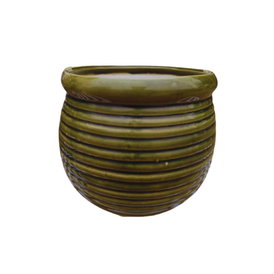 Double Glaze Ceramic Pot