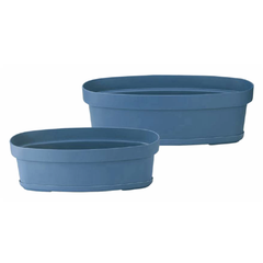 Oval Plastic  Planter with Tray - Window & Ground Planter