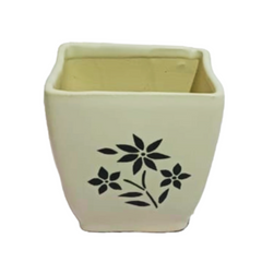 Square Bonsai Ceramic Pot