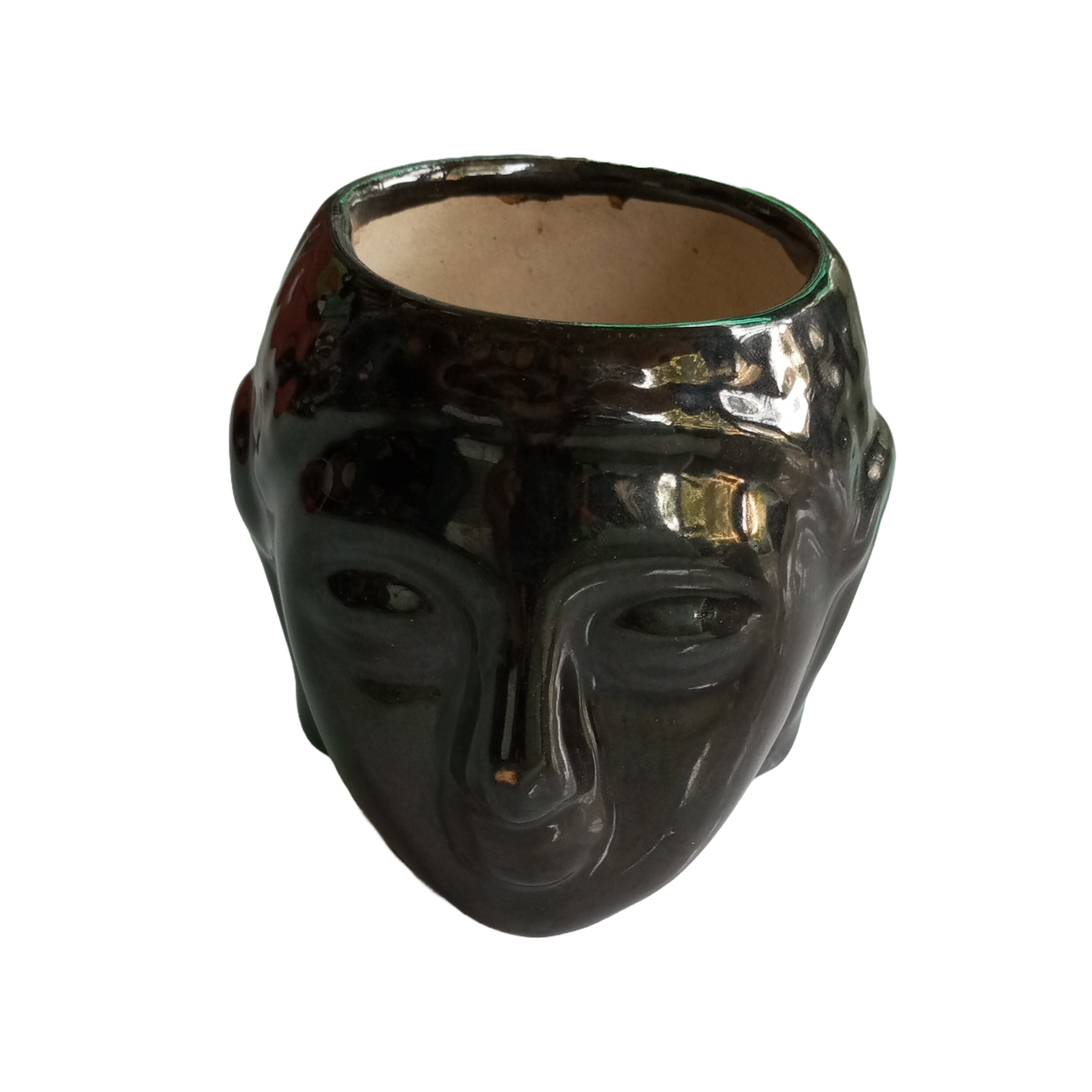Aesthetic charm in a Buddha-themed Ceramic Pot, Elevate decor with the serenity of Buddha