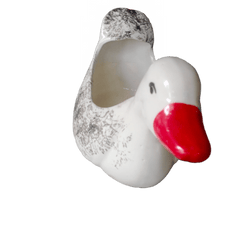 Online shopping: Buy adorable Duck Shaped Ceramic Pot for unique plant display, Purchase a charming Duck Shaped Ceramic Pot online to elevate your gardening style, Order a whimsical Duck Shaped Ceramic Pot online to add personality to your plants, Add a touch of creativity to your space with a purchased Duck Shaped Ceramic Pot