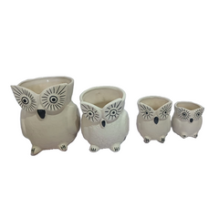 Owl Shaped Ceramic Pot