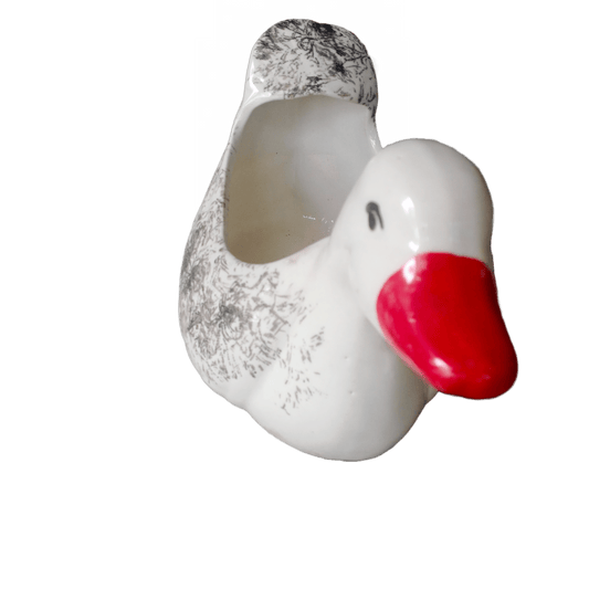 Online shopping: Buy adorable Duck Shaped Ceramic Pot for unique plant display, Purchase a charming Duck Shaped Ceramic Pot online to elevate your gardening style, Order a whimsical Duck Shaped Ceramic Pot online to add personality to your plants, Add a touch of creativity to your space with a purchased Duck Shaped Ceramic Pot