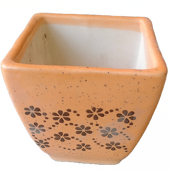 Square Bonsai Ceramic Pot